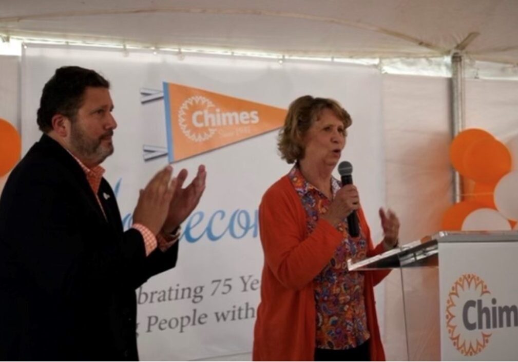 Chimes President and CEO Stephen DaRe with Maryland Secretary of Disabilities Carol A. Beatty